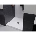 thumbnail image 3 of ANZZI Alcove Shower Base with Center Drain 36 in. x 36 in. Glossy White Marine Acrylic, 3 of 9
