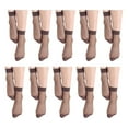 thumbnail image 1 of Sonducket 10 pares de calcetines de seda de cristal, ultrafinos, ligeros, no fáciles de romper, resistentes al desgaste, transpirables, calcetines Accesorios de disfraces Café Sonducket AP009875-04B, 1 of 5