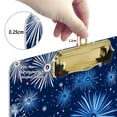 thumbnail image 6 of FORMRS Acrylic Clipboard with Low Profile Clip Standard A4 Letter Size, 12.5" x 9", Fireworks Pattern, 6 of 8