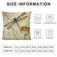 thumbnail image 5 of GOSMITH  Pillow Covers Vintage Dragonfly with Honeybee Decorative Throw Pillow Cover Cushion Case Throw Pillowcase (Dragonfly), 5 of 5