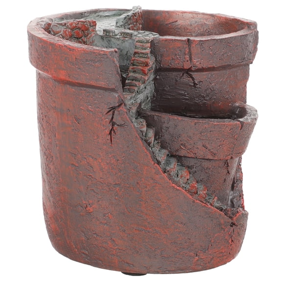 FOMIYES Succulent Pot Resin Plant Pot Decor for Indoor Micro Landscape and Garden Decoration