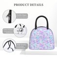 thumbnail image 4 of Easygdp Rainbow Scales Bolsa de Almuerzo Insulada Grande, Forro de Aluminio, Diseño Espacioso, a Prueba de Fugas, Ideal para Trabajo, Picnics, Viajes y Actividades al Aire Libre, 4 of 6