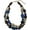 Strong Blue, variant on Bocar Chunky Necklaces for Women Trendy, 2 Layer Statement Necklace Fashion Collar Necklace, Handmade Costume Jewelry Women Gifts(NK-10384-Strong Blue)