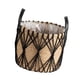 thumbnail image 2 of Maceta tejida, cesta, contenedor, adorno, bolsa de lavandería, cesta de almacenamiento decorativa, maceta para flores de almacenamiento interior, 2 of 9