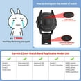 thumbnail image 2 of AIYOCK Compatible with Garmin Fenix 5 Plus/5/6/6 Pro/7/7 Pro Band, 22mm Unisex Easy Fit Silicone Watch Band for Forerunner 935/945, 2 of 7