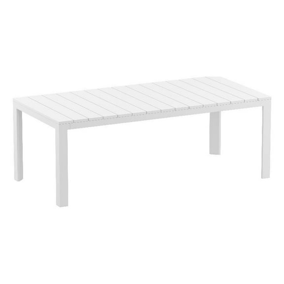 Compamia Atlantic XL 83-110 inch Extendable Dining Table in White finish
