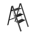 thumbnail image 3 of Escalera de escalera plegable escalera portátil para casa de 3 capa, 3 of 8