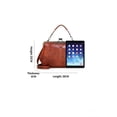 thumbnail image 6 of 2026 New Elegant Waterproof Women’s Leather Kiss-Lock Tote Handbag, Kiss Lock Purses and Handbags Vintage Style, 6 of 6
