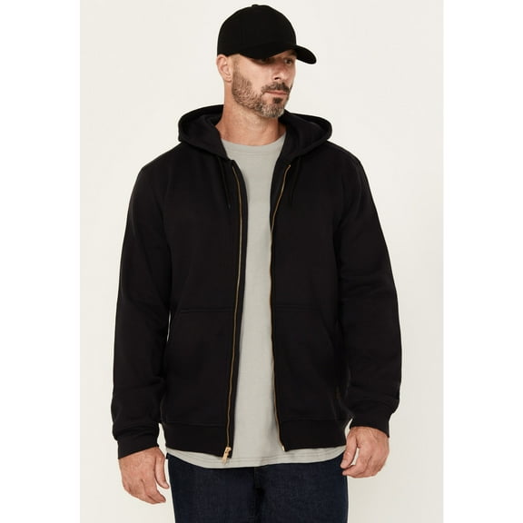 Hawx Work Gear Men's Fr Fleece Hooded Jacket Big And Tall - HXFRFA24K03-BLK-BIG  Tall