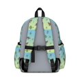 thumbnail image 3 of Bigfoot and Trail Blue Pattern Cute School Backpack with Padded Back and Adjustable Shoulder Straps 13.4"x11"x4.7", 3 of 5