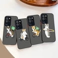 thumbnail image 2 of Funda para Samsung Galaxy NOTA 20 10 9 8 A13 A12 A10 A11 7 A04E A04 A03S A02 A03 5G ULTRA Plus funda con ilustración de dibujos animados de gato lindo, 2 of 5