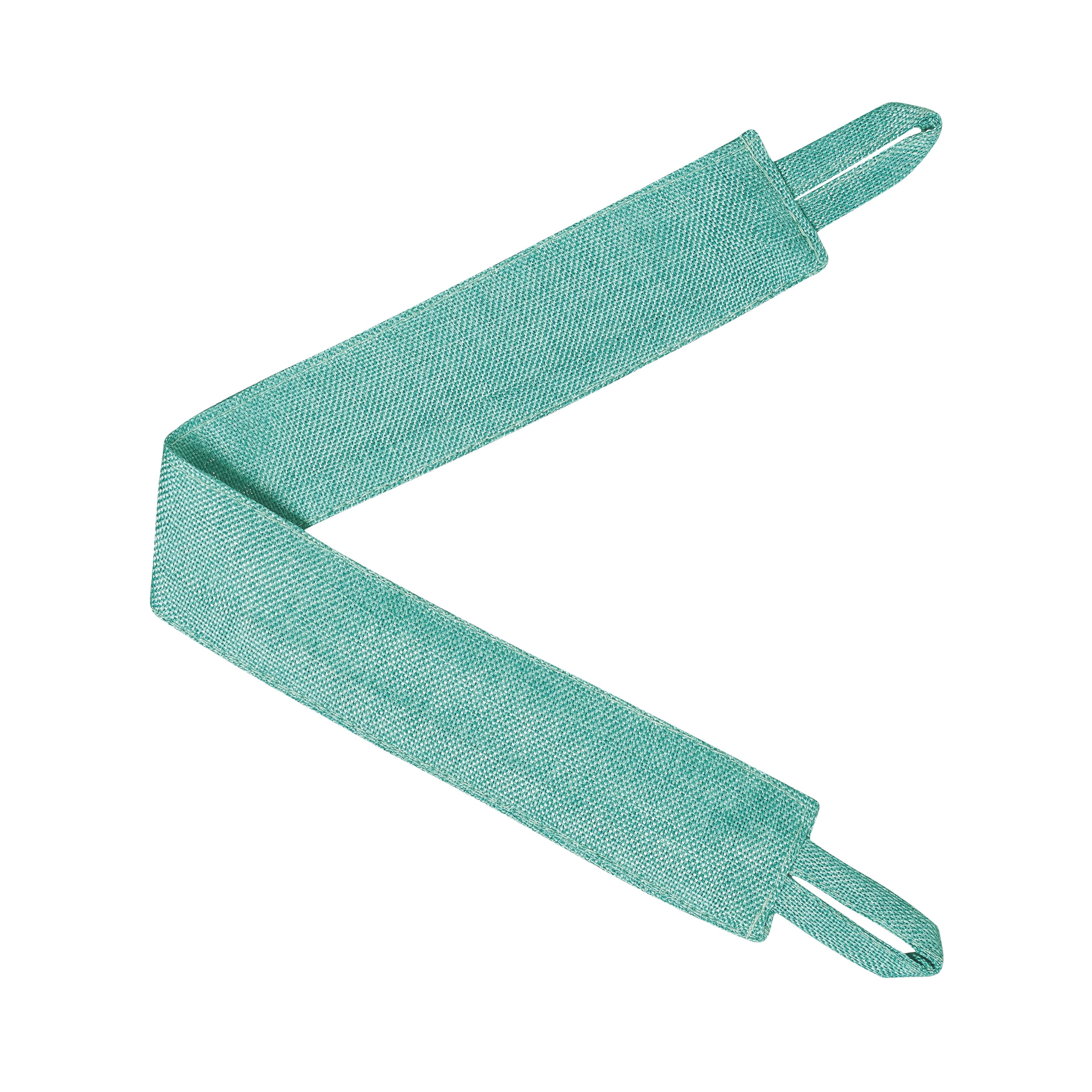 Legrae Blackout Thermal Insulated Grommet Curtains, Set of 4 Panels with Tiebacks, Turquoise, 38" x 84"
