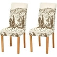 thumbnail image 3 of Dining Chair Covers Western Desert Cowboy Chair Slipcovers Washable Removable Chair Cover Protector for Home, Restaurant, Hotel, Ceremony, Banquet Wedding Party 4PCS, 3 of 6