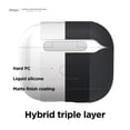 thumbnail image 2 of Funda Elago Liquid Hybrid para AirPods de tercera generación con llavero, color negro, 2 of 9