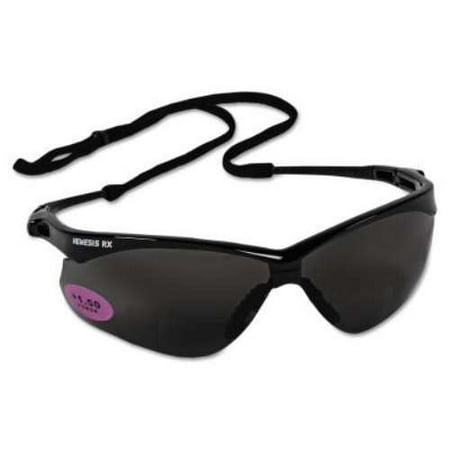 Kimberly-Clark Professional V60 Nemesis RX Safety Eyewear, +1.5 Diopter Smoke Polycarbon Anti-Scratch Lenses - 1 EA (412-22516)