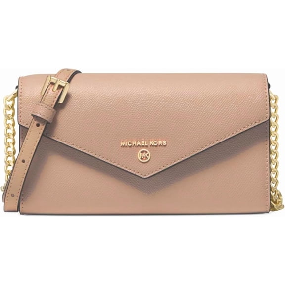 MICHAEL KORS Jet Set Charm Envelope Phone Crossbody Soft Pink