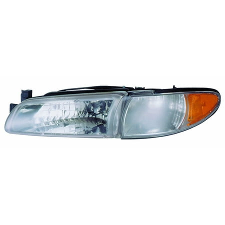 Pontiac Bonneville Headlight Lh Driver - Eagle Eyes GM141-B001L Pontiac Driver Side Head Lamp Assembly, By Eagle Eye Lights from USA