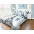 thumbnail image 1 of Safdie & Co. Couette 3PC Bleu Eiffel Bienvenue, 1 of 3