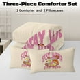 thumbnail image 5 of Sleepwish Pink Mushroom Comforter Set Twin 3Pcs for Kids Girls Microfiber Bedding Set, 5 of 7