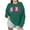 Green, variant on Mama Sweatshirts Women MAMA Graphic Crewneck Sweatshirt Mom Gift Shirt Trendy Casual Long Sleeve Drop Shoulder Pullover Tops Black M