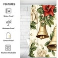 thumbnail image 2 of Christmas Theme Decor Shower Curtain for Bathroom Shower Curtain Set with 12 Hooks Waterproof Fabric Bath Curtain for Bathtub Restroom Decor, 72 X 72 in, 2 of 6