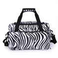 thumbnail image 1 of Bolso de mano con raya de cebra, bolsa de herramientas de peluquería, tijeras portátiles, soporte para peine, estuche de peluquería, 1 of 8