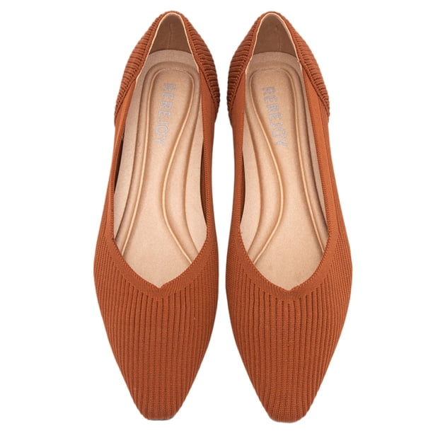 Zapatos Casuales Vestir Planos para Mujer Tejido Transpirable Compras en El Oficina