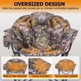 thumbnail image 2 of Slsy Oversized Heated Camping Chair, XXL Camo Folding Chair with 3 Heat Levels, 500lbs Capacity, Heavy Duty Steel, Cup Holder, Storage Bag, 2 of 9