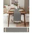 thumbnail image 6 of Farmhouse Table Runner American Country Star Barn Black Plaid Berry Tablerunners 13 x 60 Inch, Table Decorations Tabletop Scarf for Summer Gathering Holiday Farmhouse Kitchen Dining Decor, 6 of 6