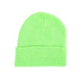 thumbnail image 2 of YAOBAMM Chapeau Uni Hommes Femmes Automne Hiver Bonnet Tricoté Chapeau Uni Sans Bord Rétro Rond Dôme Extérieur chandail-Over Chapeau de Ski Mode Urbaine, 2 of 6