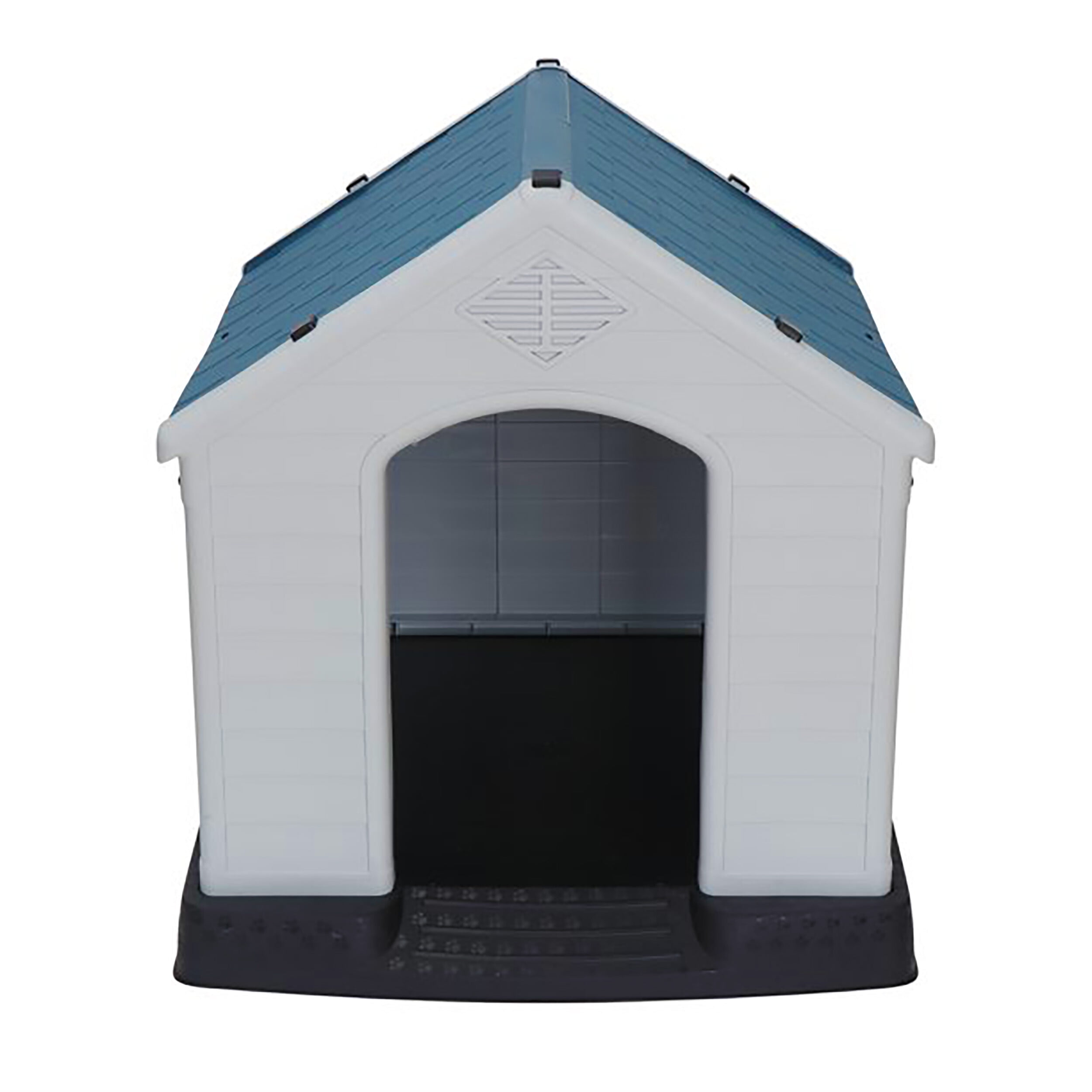 ZENSTYLE Dog House Comfortable Cool Shelter Plastic Design For Small to Medium Sized Indoor Outdoor Water Resistant