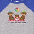 thumbnail image 4 of Inktastic Twins 1st Birthday Bears Boys or Girls Baby Bodysuit, 4 of 5