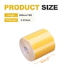 thumbnail image 2 of Uxcell 1 Set 6D Carbon Fiber Vinyl Wrap 2" x 16ft Self-Adhesive with Scraper, Yellow, 2 of 7