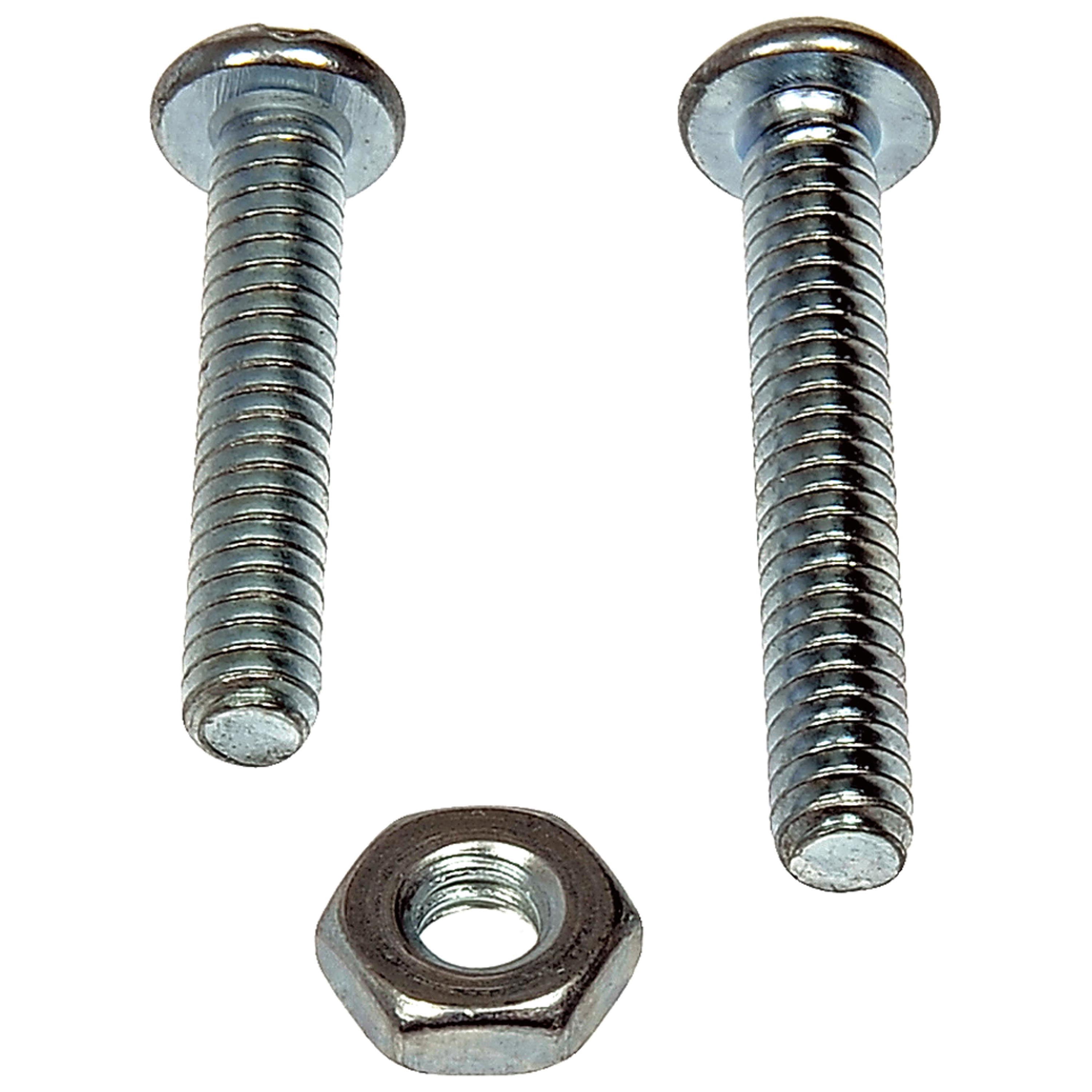 Dorman 784-602D Machine Screw With Nuts - 3/16 In.-24 X 1 In., 1-1/4 In. (Pack of 12)