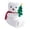 B-1PC-Little Bear-B, variant on Velvet Wrapped Christmas Ball Ornament with Bow,Fabric Covered Hanging Bauble,Elegant Decor for Christmas Tree,Doorknob,Window Handle And Holiday Interior Styling