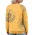 thumbnail image 4 of Kaondbfi Women's Cardigan, Cardigan Sweaters for Women Casual Button Down V Neck Knit Cardigans Sweater Fall Print Long Sleeve Clothe Winter Coat for Women, 4 of 5