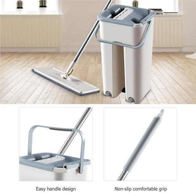 pitrice Microfibre Flat with Telescopic Rod and Rotatable for Home No.2