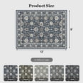 thumbnail image 5 of CHITOOMA 9'x12' Area Rugs for Living Room, Boho Machine Washable Stain Resistant Non-Shed Carpet, Floral Area Rug with Non-Slip Backing for Bedroom, Dining Room, Dorm, Office, 5 of 10