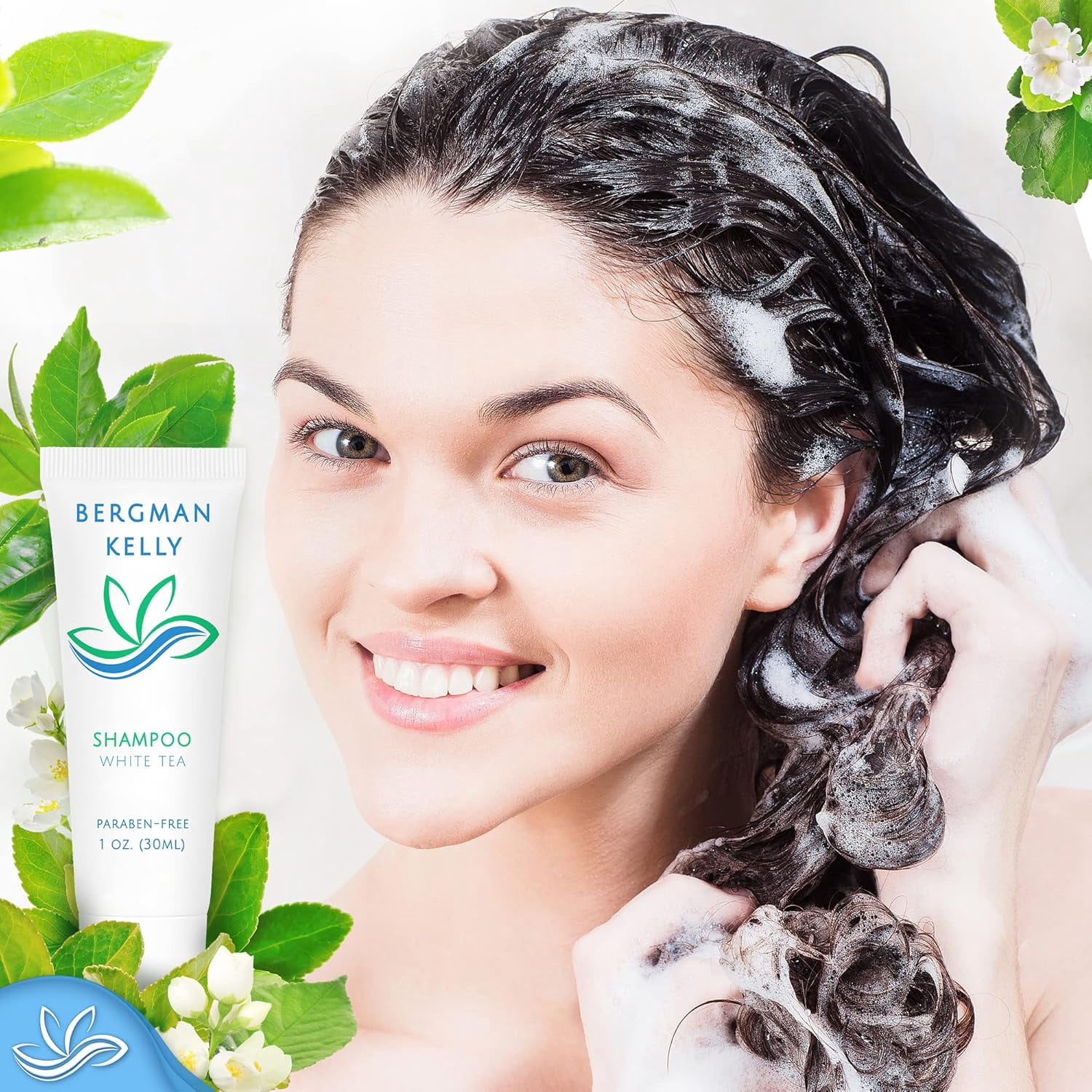 BERGMAN KELLY 1 fl oz Travel Size Shampoo & Conditioner Set, 50 Pack