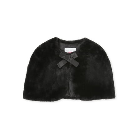The Children's Place Big Girls Dressy Fur Cape, Size 5-16