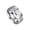 Silver, variant on Stainless Steel 8mm Band Vintage Floral Engraved Statement Ring Classic Everyday Wear Jewelry for Men and Women Silver Size 7