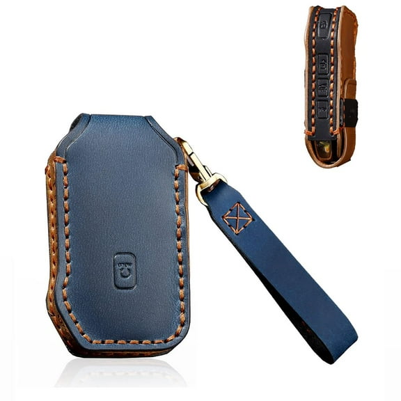 Key Fob Cover Case for Kia Stinger Seltos Telluride K5 Keyless Keychain Holder Premium Leather Key Protector Shell