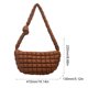thumbnail image 2 of Bolso bandolera para mujer Bolso de mano acolchado Bolso de viaje ligero con burbujas con cremallera, 2 of 9