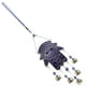 thumbnail image 1 of Metal Evil Eye Palm pared colgante Viento de viento Muro de pared Campana colgante, 1 of 5