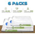 thumbnail image 4 of Pieces Vacuum Storage Bags 2l100x80 +2m 80x60 + 2s 60x40cm(hand Rolled Compression Bag) Travel Vacuum Storage Bags For Clothes, Quilts, Bedding, Pillo, 4 of 5
