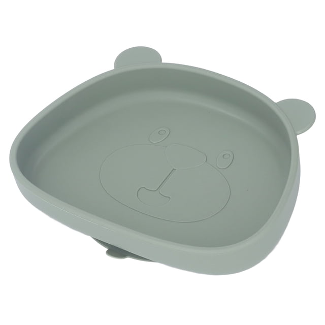 Plato de Silicona Portátil para bebé Fuente de Alimentación de Plato de Succión de Silicona con Forma de Panda Lindo para Bebés ANGGREK Otros
