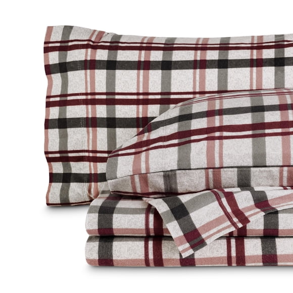 Juego de sábanas Bare Home de franela de algodón 100% algodón, tamaño doble