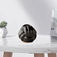 thumbnail image 2 of Escultura de almohada de bola de nudo, almohadas anudadas decorativas para fotografía decorativa Negro, 2 of 9