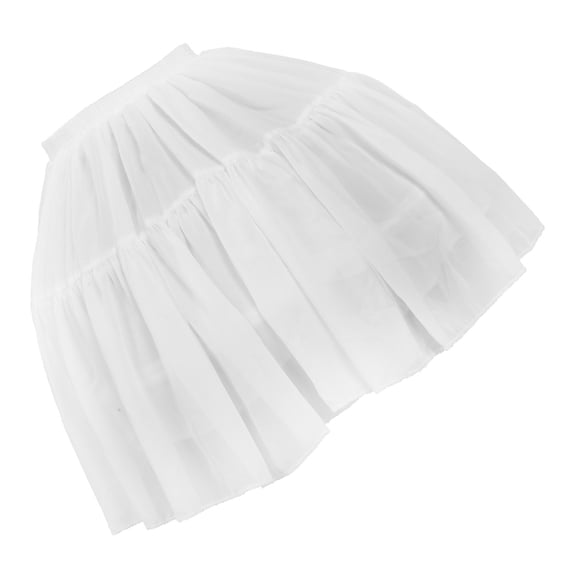 Pyramidti  Pannier Tulle Dress for Women Wedding Girls Skirt Miss White