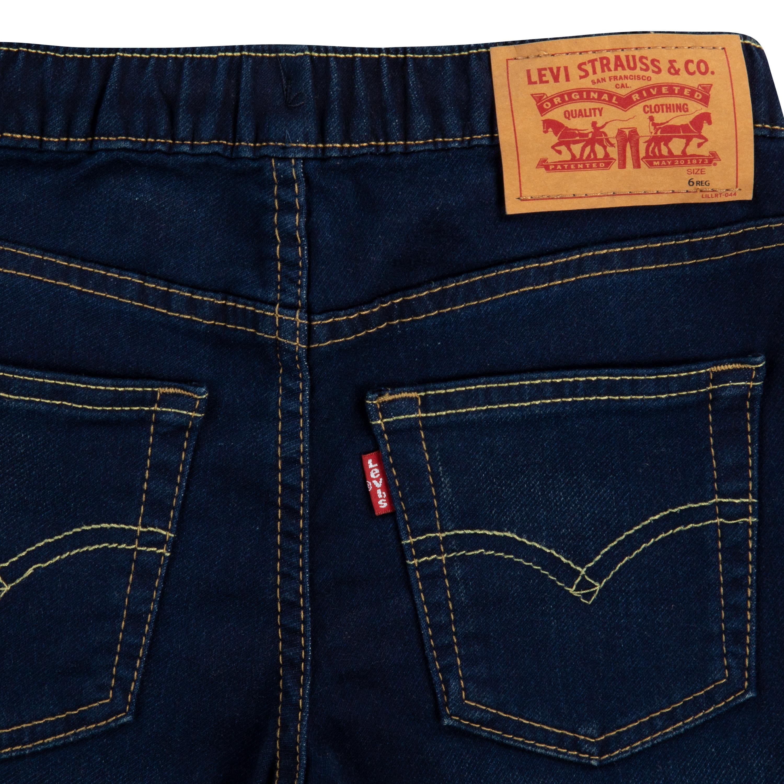 Levi's Boy's 510 Skinny Pull On Jeans, Eco-Friendly Stretch Denim, Sizes 5